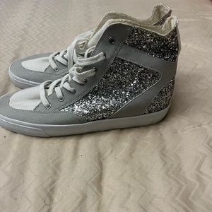 Zara high-top canvas sneakers